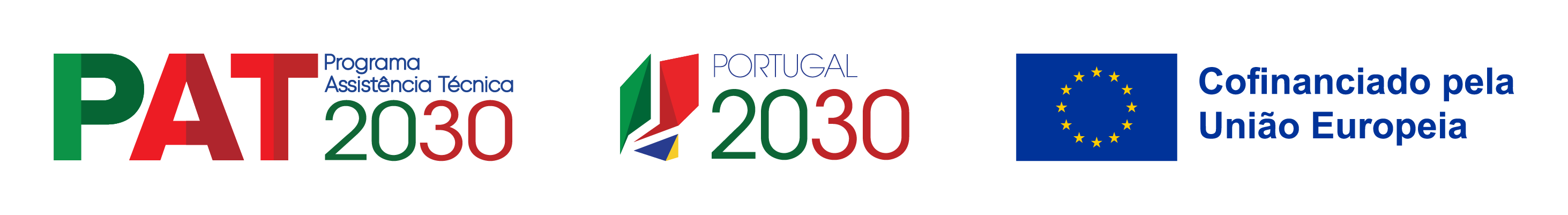 Logótipo POAT Portugal 2020 e UE